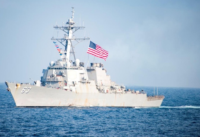 Mỹ điều tàu hải quân qua eo biển Đài Loan bất chấp Trung Quốc phản đối