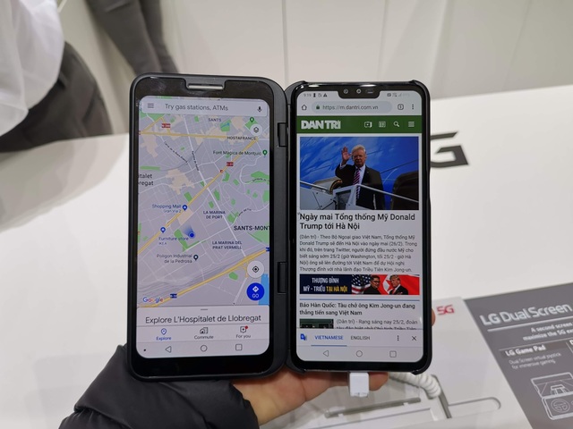 Cận cảnh smartphone gập LG G8 ThinQ có cảm biến tĩnh mạch tại MWC 2019 - 2