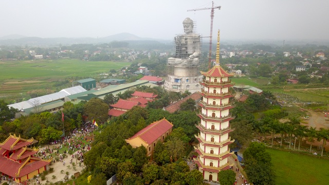 Mục sở thị đại tượng Phật vì hòa bình thế giới lớn nhất Đông Nam Á ở Hà Nội - 4 Mục sở thị đại tượng Phật vì hòa bình thế giới lớn nhất Đông Nam Á ở Hà Nội - 4