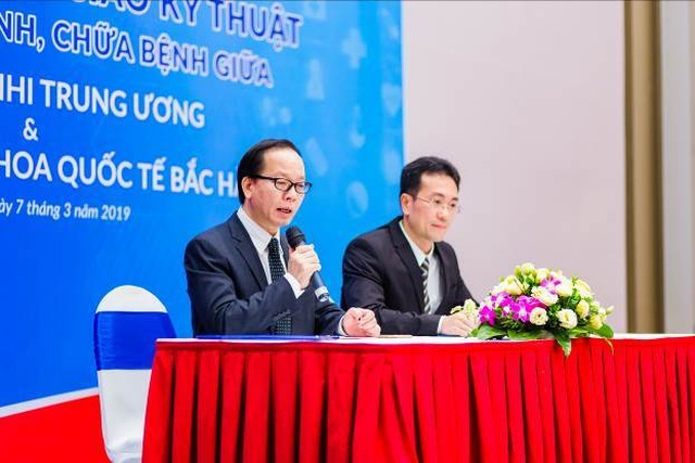 BV Bắc Hà ký kết hợp tác chuyên sâu về y tế với BV Nhi Trung ương - 1 BV Bắc Hà ký kết hợp tác chuyên sâu về y tế với BV Nhi Trung ương - 1