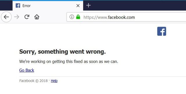 Facebook đã hết bị 