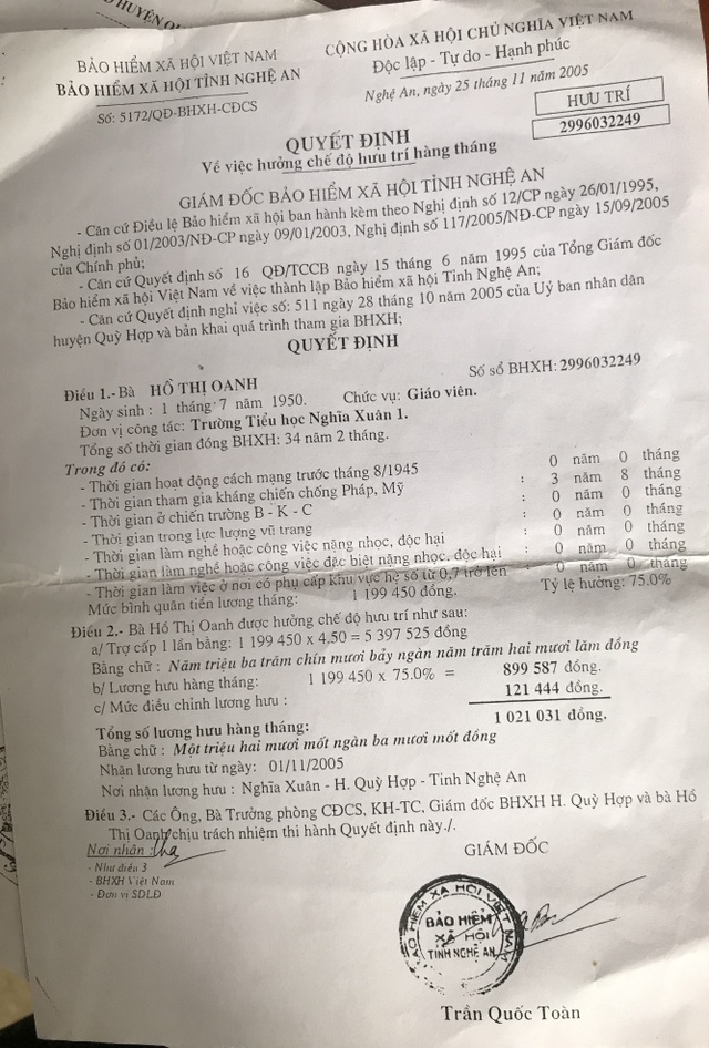 Cả trăm giáo viên cầu cứu mong được trả tiền trợ cấp thâm niên tại Nghệ An - 4 Cả trăm giáo viên cầu cứu mong được trả tiền trợ cấp thâm niên tại Nghệ An - 4
