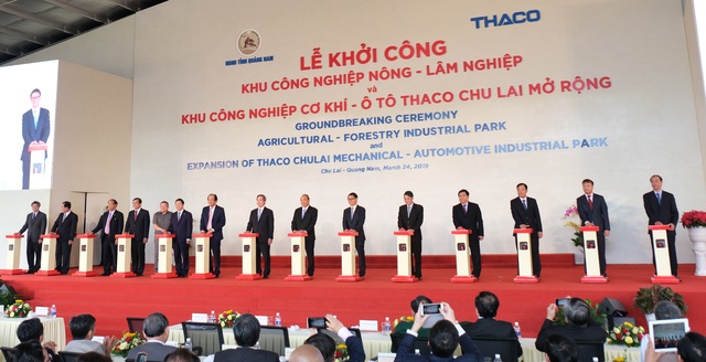 Khởi công 4 dự án lớn tại Khu kinh tế mở Chu Lai Khởi công 4 dự án lớn tại Khu kinh tế mở Chu Lai