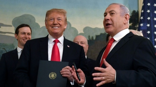 Dư luận dậy sóng vì Mỹ công nhận chủ quyền cao nguyên Golan cho Israel