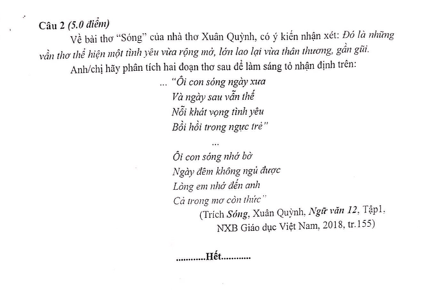 Hướng dẫn làm bài kiểm tra khảo sát môn Ngữ Văn lớp 12 của Hà Nội năm 2019 - 2 Hướng dẫn làm bài kiểm tra khảo sát môn Ngữ Văn lớp 12 của Hà Nội năm 2019 - 2