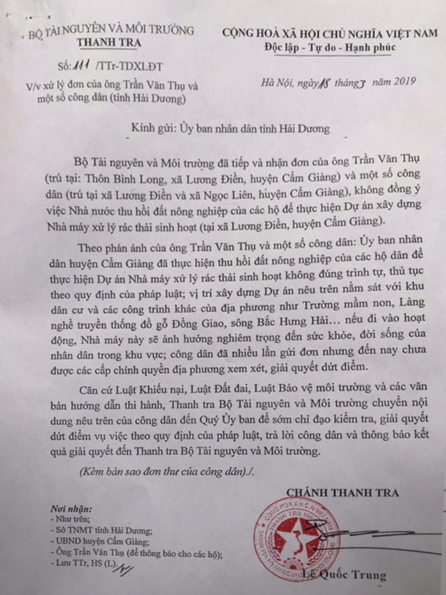 Người dân vẫn mất ăn, mất ngủ vì dự án nhà máy xử lý rác - 9 Người dân vẫn mất ăn, mất ngủ vì dự án nhà máy xử lý rác - 9