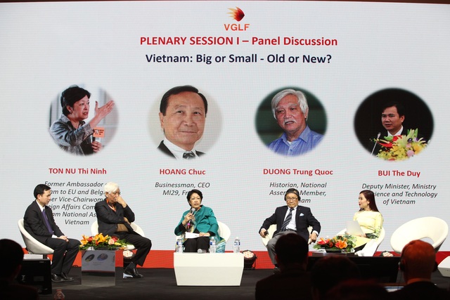 thao luan.jpg Bà Tôn Nữ Thị Ninh: Phải có hoài bão cho đất nước, dân tộc