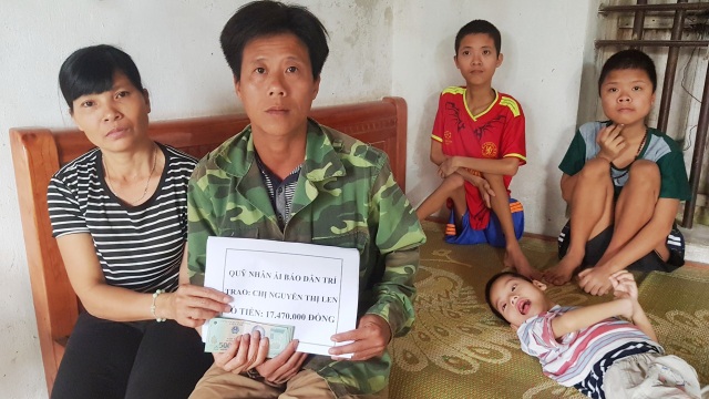Bạn đọc giúp đỡ gia cảnh chị Nguyễn Thị Len hơn 17 triệu đồng - 2 Bạn đọc giúp đỡ gia cảnh chị Nguyễn Thị Len hơn 17 triệu đồng - 2