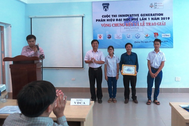 Quảng Trị: Trao giải thưởng 5 dự án xuất sắc cuộc thi sáng tạo Innovative Generation - 2 Quảng Trị: Trao giải thưởng 5 dự án xuất sắc cuộc thi sáng tạo Innovative Generation - 2