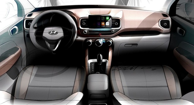 Hyundai Venue lộ diện trước giờ G - 7