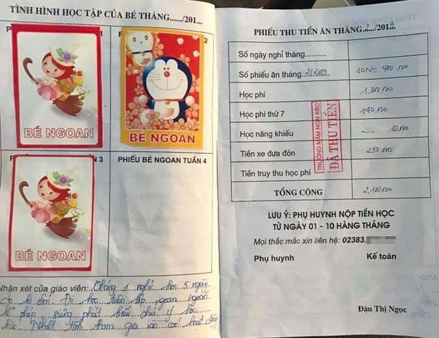 Bé 5 tuổi bị trường thông báo ngừng nhận vì thiếu tiền đóng học 14 tháng? - 4 Bé 5 tuổi bị trường thông báo ngừng nhận vì thiếu tiền đóng học 14 tháng? - 4