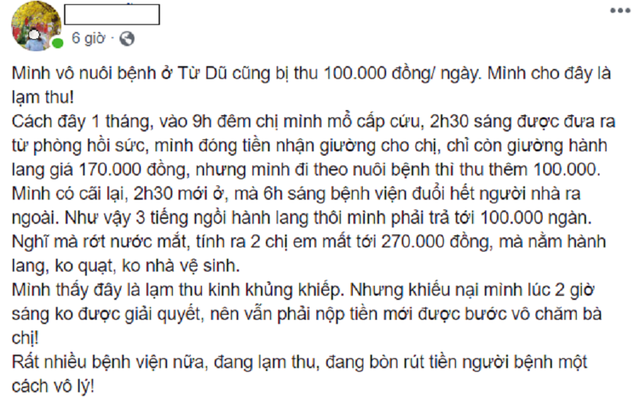 Bệnh viện thu phí người thăm nuôi: “Tận thu” hay “đảm bảo an ninh”? - 3