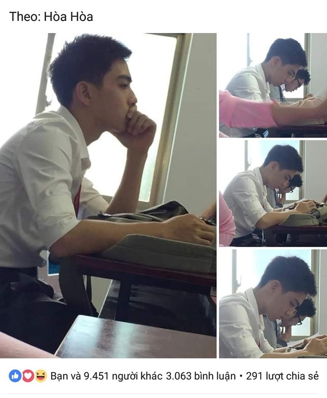 “Hot boy bàn bên” ĐH Tôn Đức Thắng khiến dân mạng rần rần tìm kiếm - 1 “Hot boy bàn bên” ĐH Tôn Đức Thắng khiến dân mạng rần rần tìm kiếm - 1
