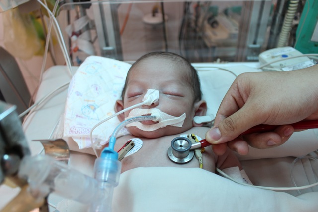 Xin hãy cứu bé trai kháu khỉnh vừa chào đời đã nguy kịch do nhiễm trùng uốn ván - 1 Xin hãy cứu bé trai kháu khỉnh vừa chào đời đã nguy kịch do nhiễm trùng uốn ván - 1