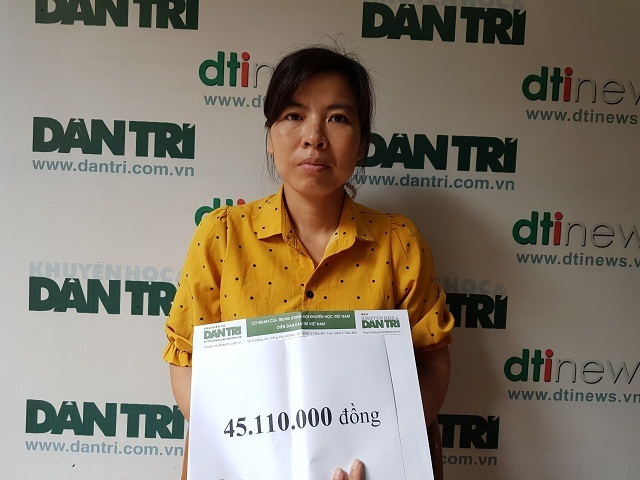 Hơn 45 triệu đồng của bạn đọc Dân trí trợ giúp gia đình cô Duyên - 2 Hơn 45 triệu đồng của bạn đọc Dân trí trợ giúp gia đình cô Duyên - 2