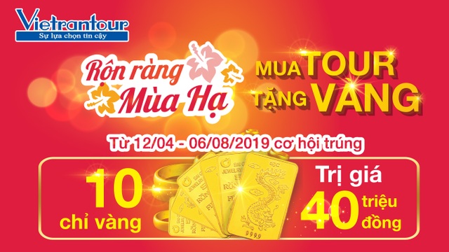 Du lịch hè 2019 nhiều ưu đãi cùng Vietrantour - 1 Du lịch hè 2019 nhiều ưu đãi cùng Vietrantour - 1