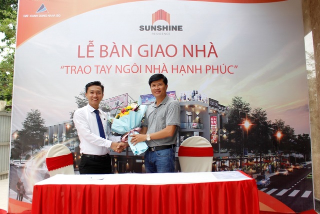 Đất Xanh Đông Nam Bộ tiếp tục bàn giao nhà phố Sunshine Residence theo đúng tiến độ cam kết - 1 Đất Xanh Đông Nam Bộ tiếp tục bàn giao nhà phố Sunshine Residence theo đúng tiến độ cam kết - 1