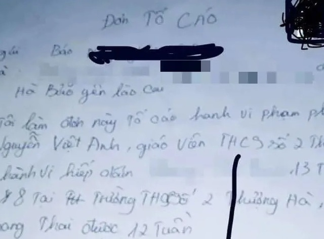 Vụ thầy giáo làm học sinh lớp 8 mang thai: Kiểm điểm trách nhiệm lãnh đạo nhà trường - 1 Vụ thầy giáo làm học sinh lớp 8 mang thai: Kiểm điểm trách nhiệm lãnh đạo nhà trường - 1