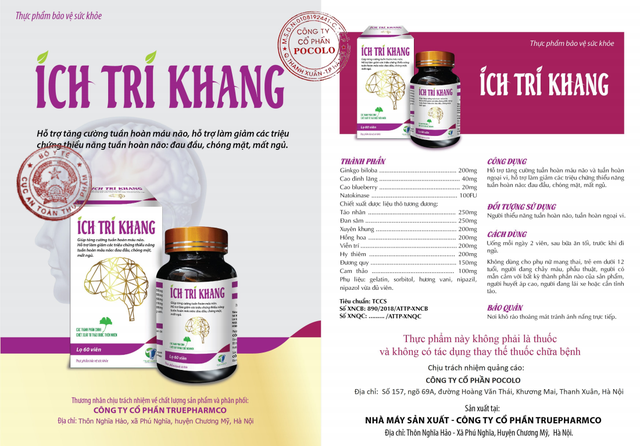 Ích Trí Khang – Thảo dược lành tính, hỗ trợ làm giảm các triệu chứng của thiểu năng tuần hoàn não - 2 Ích Trí Khang – Thảo dược lành tính, hỗ trợ làm giảm các triệu chứng của thiểu năng tuần hoàn não - 2