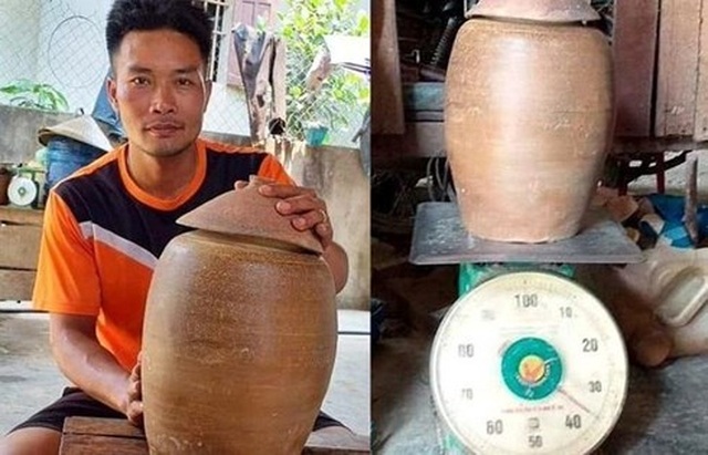 Phát hiện hũ tiền cổ nặng 36kg trên mảnh đất hương hỏa của gia đình - 1 Phát hiện hũ tiền cổ nặng 36kg trên mảnh đất hương hỏa của gia đình - 1
