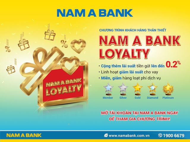 Hàng loạt đặc quyền từ chương trình khách hàng thân thiết Nam A Bank Loyalty - 1 Hàng loạt đặc quyền từ chương trình khách hàng thân thiết Nam A Bank Loyalty - 1