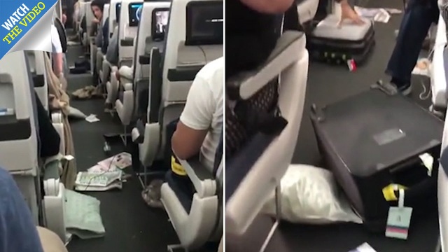 Máy bay đi vào vùng nhiễu động, hành khách suýt văng lên tận nóc cabin - 1 Máy bay đi vào vùng nhiễu động, hành khách suýt văng lên tận nóc cabin - 1