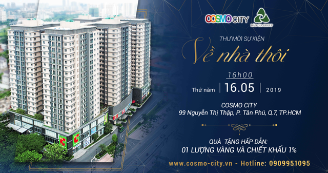 Chọn mua căn hộ Cosmo City, khách hàng hưởng lợi lớn - 3 Chọn mua căn hộ Cosmo City, khách hàng hưởng lợi lớn - 3