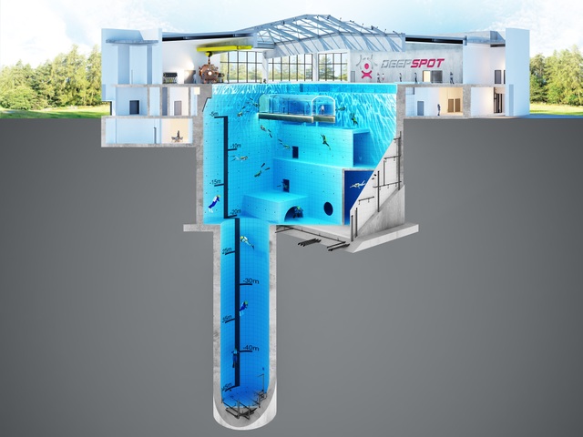 Choáng trước hồ bơi thách thức mọi giới hạn - 2 Choáng trước hồ bơi thách thức mọi giới hạn - 2