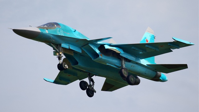 Video “Xe tăng bay” Su-34 Nga ném bom 1,5 tấn