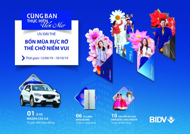 Cùng thẻ BIDV Giải nhiệt mùa hè - 1 Cùng thẻ BIDV Giải nhiệt mùa hè - 1