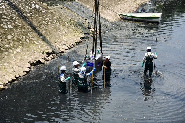 Cận cảnh công nghệ Nhật Bản làm sạch Hồ Tây và sông Tô Lịch - 5