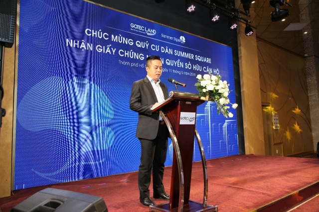 Cư dân khu căn hộ Summer Square nhận sổ hồng đợt 2 - 2 Cư dân khu căn hộ Summer Square nhận sổ hồng đợt 2 - 2