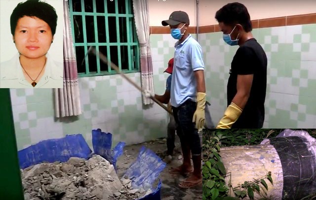 Vụ 2 thi thể trong khối bê tông: Khởi tố 4 bị can tội giết người - 1 Vụ 2 thi thể trong khối bê tông: Khởi tố 4 bị can tội giết người - 1