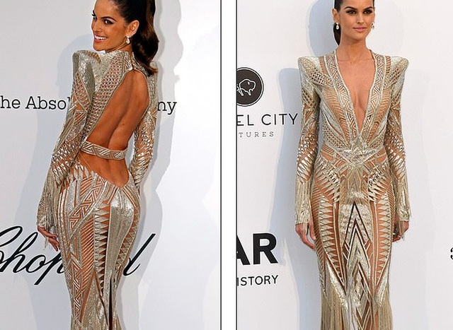 Izabel Goulart diện váy xuyên thấu khoe lưng trần - 2
