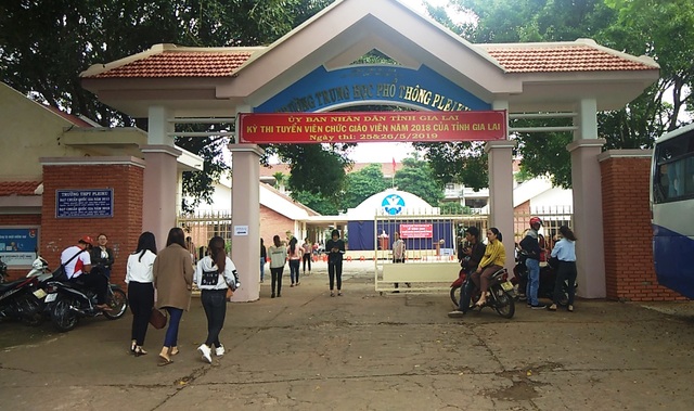 Gia Lai: Gần 3.400 thí sinh thi tuyển viên chức giáo viên - 1 Gia Lai: Gần 3.400 thí sinh thi tuyển viên chức giáo viên - 1