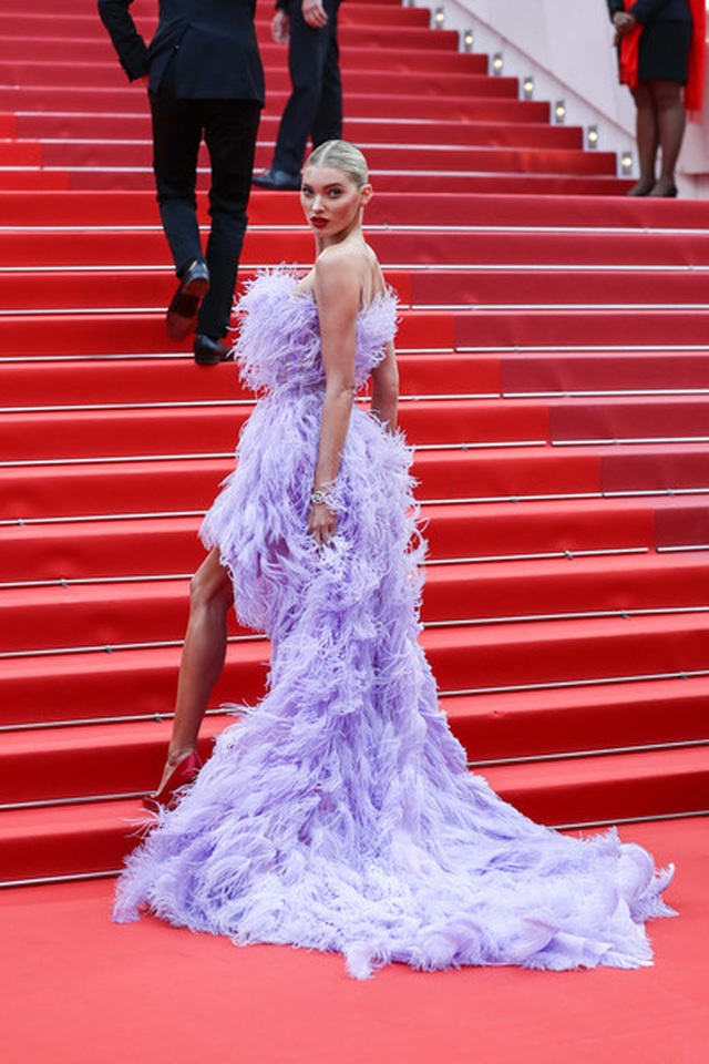 Elsa Hosk rực rỡ với váy tím - 7 Elsa Hosk rực rỡ với váy tím - 7