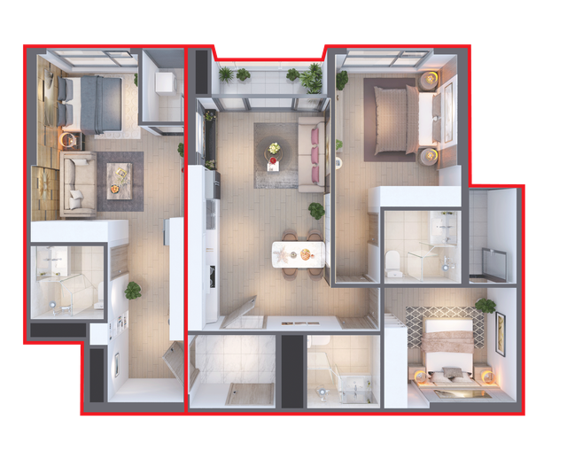 Căn hộ hai chìa khóa Dual Key – Giải pháp linh hoạt cho gia đình đa thế hệ - 1 Căn hộ hai chìa khóa Dual Key – Giải pháp linh hoạt cho gia đình đa thế hệ - 1