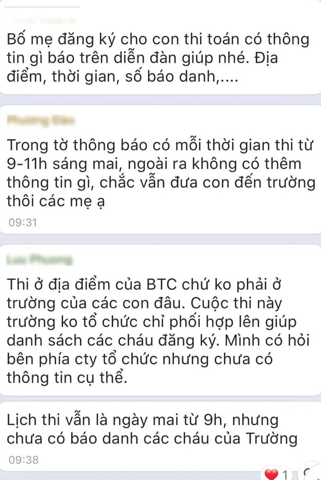 Hà Nội: Phụ huynh tố kỳ thi ASMO được tổ chức cẩu thả, tắc trách - 1 Hà Nội: Phụ huynh tố kỳ thi ASMO được tổ chức cẩu thả, tắc trách - 1