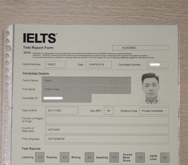 Chuyện ly kỳ về thầy giáo 3 lần đạt 9.0 IELTS - 4 Chuyện ly kỳ về thầy giáo 3 lần đạt 9.0 IELTS - 4