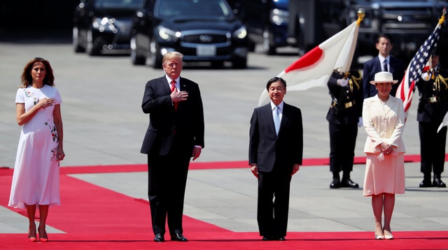 Tân Nhật hoàng đón tiếp Tổng thống Trump trong cuộc gặp lịch sử - 1
