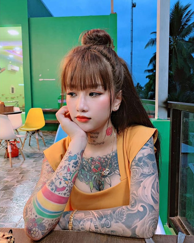 Hình xăm Cô gái thổ dân 0821  MrTATTOO