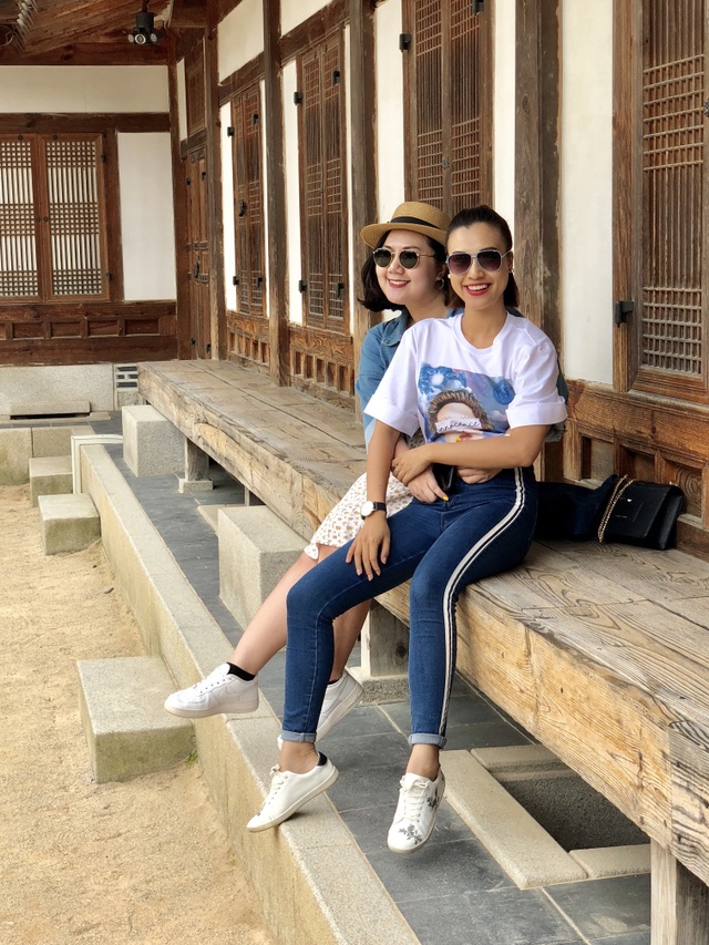 Á hậu Hoàng Oanh xì tin du ngoạn Hàn Quốc cùng siêu mẫu Thanh Hằng - 21