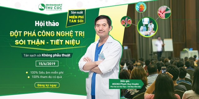 Tán sỏi tiết niệu công nghệ cao tại Bệnh viện uy tín: Giảm tới 50% phí điều trị - 3 Tán sỏi tiết niệu công nghệ cao tại Bệnh viện uy tín: Giảm tới 50% phí điều trị - 3