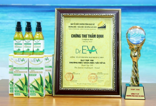Sản phẩm Dr.Eva vinh dự nhận giải thưởng Thương hiệu - Nhãn hiệu nổi tiếng 2019 - 2 Sản phẩm Dr.Eva vinh dự nhận giải thưởng Thương hiệu - Nhãn hiệu nổi tiếng 2019 - 2