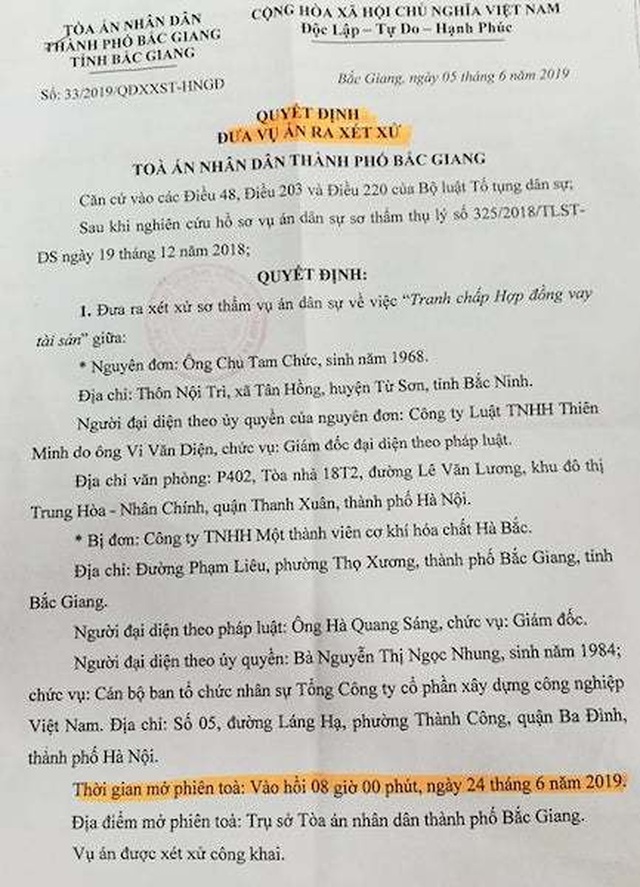 Doanh nghiệp lớn quỵt tiền “xương máu” của dân nghèo chính thức nhận trát hầu toà! - 1 Doanh nghiệp lớn quỵt tiền “xương máu” của dân nghèo chính thức nhận trát hầu toà! - 1