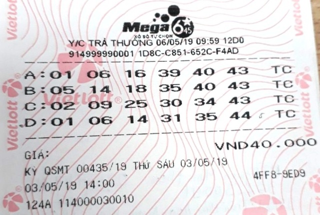 Một tấm vé trúng số độc đắc hơn 34 tỷ đồng phát hành tại Cần Thơ - 3 Một tấm vé trúng số độc đắc hơn 34 tỷ đồng phát hành tại Cần Thơ - 3