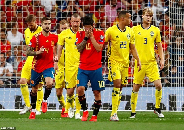 Tây Ban Nha 3-0 Thụy Điển: Ramos, Morata lập công - 15 Tây Ban Nha 3-0 Thụy Điển: Ramos, Morata lập công - 15