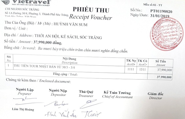 Sóc Trăng thông tin chính thức việc cán bộ đi nước ngoài bằng tiền doanh nghiệp - 2 Sóc Trăng thông tin chính thức việc cán bộ đi nước ngoài bằng tiền doanh nghiệp - 2