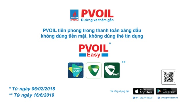 PVOIL tiên phong trong thanh toán mua xăng dầu không dùng tiền mặt, không dùng thẻ tín dụng - 1 PVOIL tiên phong trong thanh toán mua xăng dầu không dùng tiền mặt, không dùng thẻ tín dụng - 1