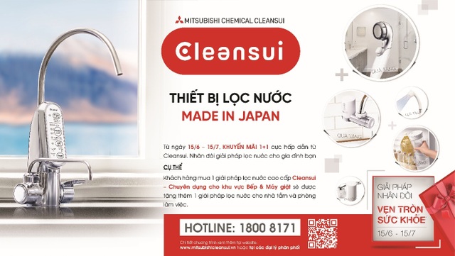 Cleansui Tặng 4 Gói Giải pháp sống khỏe - 1 Cleansui Tặng 4 Gói Giải pháp sống khỏe - 1